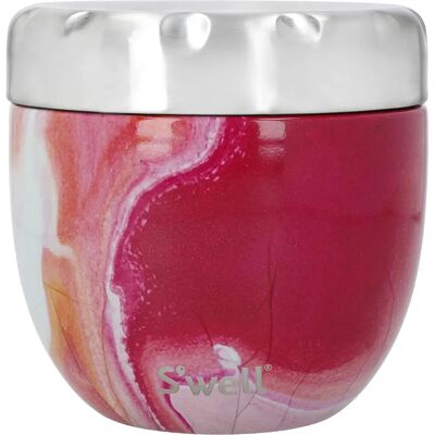 S'WELL Pink Topaz Eats 2-in-1 Food Bowl - Matboks S'WELL Pink Topaz Eats 2-in-1 Food Bowl - Matboks