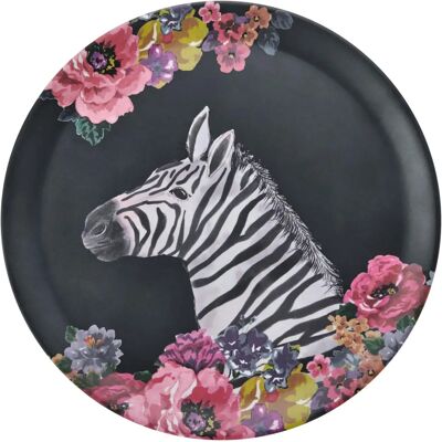Mikasa Jungle Zebra Melamine Plate - Dinner & Home Decor Mikasa Jungle Zebra Melamine Plate - Dinner & Home Decor