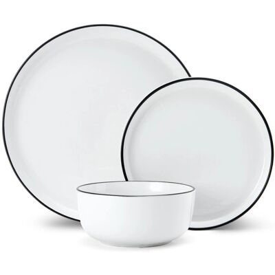 Set di Cena in Porcellana Mikasa Limestone 12 Pezzi Set di Cena in Porcellana Mikasa Limestone 12 Pezzi