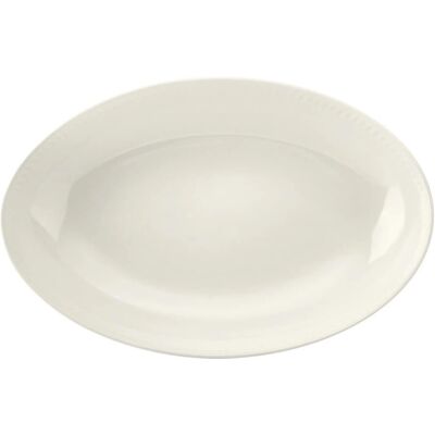 Mikasa Cranborne Stoneware Serving Bowl - 30.5cm, Cream Mikasa Cranborne Stoneware Serving Bowl - 30.5cm, Cream
