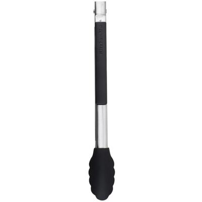 KitchenAid Schwarze Silikon-Zangen - 30cm, Seitliches Verriegeln KitchenAid Schwarze Silikon-Zangen - 30cm, Seitliches Verriegeln