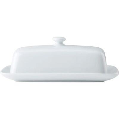 Mikasa Chalk Porcelain Mantequera - 21cm Blanco Mikasa Chalk Porcelain Mantequera - 21cm Blanco