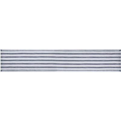 Mikasa Navy Stripes Bomull och Linne Bordløpare - Bordlöpare Mikasa Navy Stripes Bomull och Linne Bordløpare - Bordlöpare