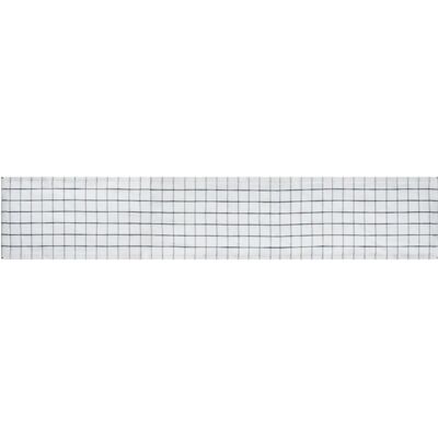 Mikasa Industrial Check Cotton Linen Table Runner - Table Runner Mikasa Industrial Check Cotton Linen Table Runner - Table Runner