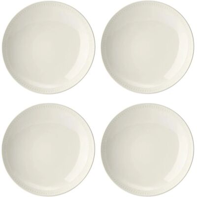 Mikasa Cranborne 24cm Cream White Pasta Bowls - Pasta Bowls Mikasa Cranborne 24cm Cream White Pasta Bowls - Pasta Bowls
