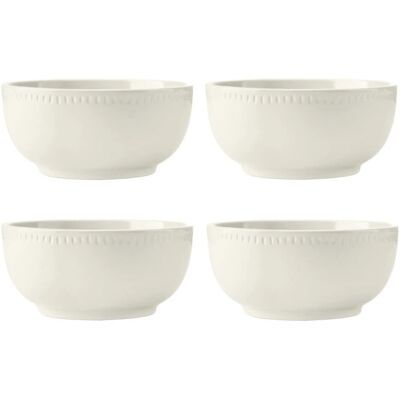 Mikasa Cranborne Stoneware Cereal Bowls - Set of 4 Mikasa Cranborne Stoneware Cereal Bowls - Set of 4