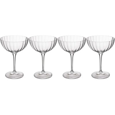 Verres à cocktail en cristal Mikasa Treviso - Lot de 4 - 300ml - Publicité Verres à cocktail en cristal Mikasa Treviso - Lot de 4 - 300ml - Publicité