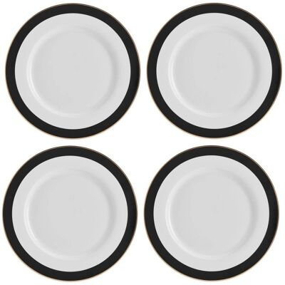 Mikasa Luxe Deco 4-részes porcelán étkészlet - Vacsora tányérok Mikasa Luxe Deco 4-részes porcelán étkészlet - Vacsora tányérok