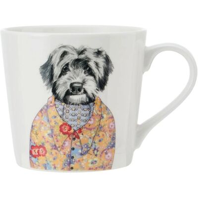 Mikasa Tipperleyhill Dog Print Mug - 380ml Porcelain Mikasa Tipperleyhill Dog Print Mug - 380ml Porcelain