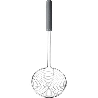 Écumoire à prise souple KitchenAid - Acier inoxydable - Gris charbon - Ustensile de cuisine Écumoire à prise souple KitchenAid - Acier inoxydable - Gris charbon - Ustensile de cuisine