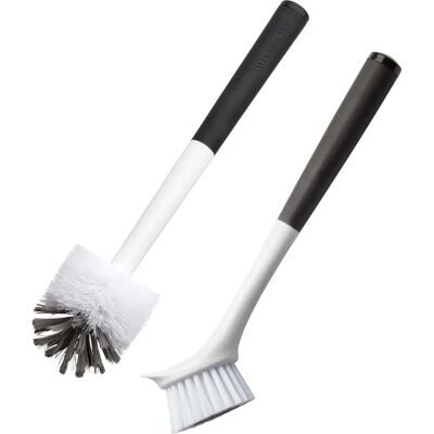 KitchenAid Cleaning Brush Set - Black/White - Cleaning Set KitchenAid Cleaning Brush Set - Black/White - Cleaning Set