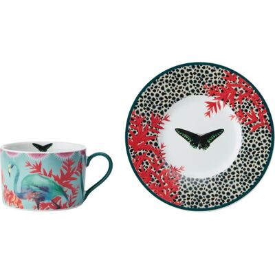 Mikasa x Sarah Arnett Tasse et Soucoupe 250ml - Tasse et Soucoupe Mikasa x Sarah Arnett Tasse et Soucoupe 250ml - Tasse et Soucoupe