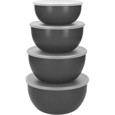 KitchenAid Charcoal Grey Meal Prep Bowls Set - KitchenAid Meal Prep Bowls - Publicité KitchenAid Charcoal Grey Meal Prep Bowls Set - KitchenAid Meal Prep Bowls - Publicité