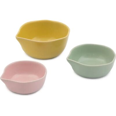 Jamie Oliver Big Love Nesting Stoneware Pots - Set of 3 Jamie Oliver Big Love Nesting Stoneware Pots - Set of 3