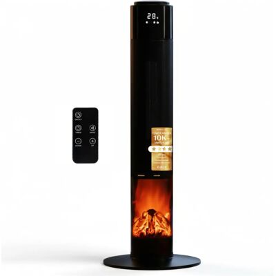 MonHouse - Tall Black Tower Heater MonHouse - Tall Black Tower Heater