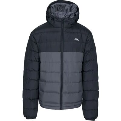 Jaqueta acolchoada Trespass Oskar - Preto/Cinza - Jaqueta masculina Jaqueta acolchoada Trespass Oskar - Preto/Cinza - Jaqueta masculina