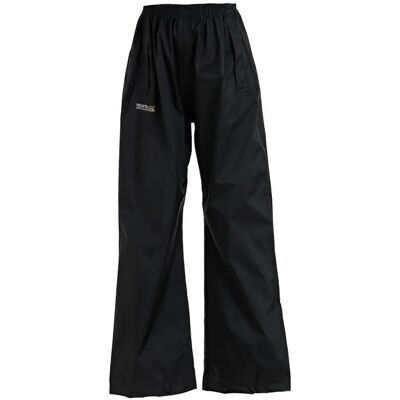 Regatta Great Outdoors Kids Boys Adventure Tech Pack It Waterdichte Overtrousers - Zwart - Maat: 14 jaar Regatta Great Outdoors Kids Boys Adventure Tech Pack It Waterdichte Overtrousers - Zwart - Maat: 14 jaar