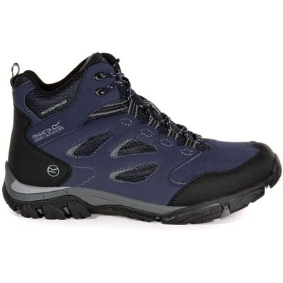 Botas de caminhada Regatta Holcombe IEP para homens - Navy/Granite - Tamanho 42 EU / UK 8 Botas de caminhada Regatta Holcombe IEP para homens - Navy/Granite - Tamanho 42 EU / UK 8