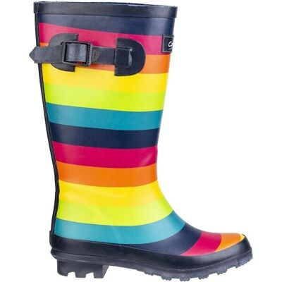 Cotswold Unisex Rainbow Wellington Boots - Child Size UK 10 Cotswold Unisex Rainbow Wellington Boots - Child Size UK 10