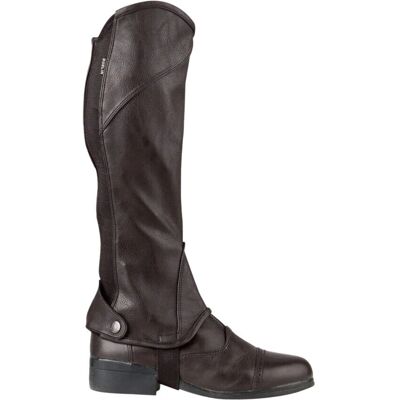 Dublin Unisex Stretch Fit Half Chaps - Extra Large Brown Dublin Unisex Stretch Fit Half Chaps - Extra Large Brown