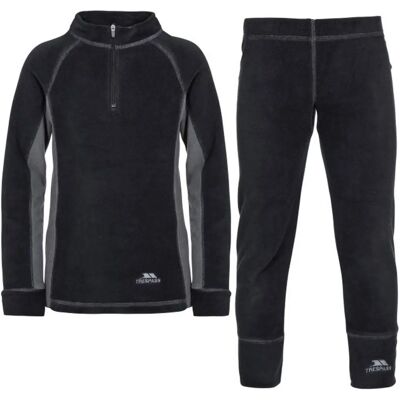 Camadas de base de fleece Bubbles da Trespass para crianças 7-8 anos Camadas de base de fleece Bubbles da Trespass para crianças 7-8 anos