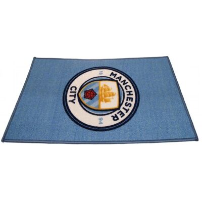 Tappeto Blu Manchester City FC - Camera da letto 80cm x 50cm Tappeto Blu Manchester City FC - Camera da letto 80cm x 50cm