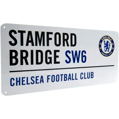Cartello Stradale Bianco Chelsea FC - Cartello Stradale Cartello Stradale Bianco Chelsea FC - Cartello Stradale