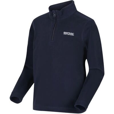 Regatta Great Outdoors Kids Hot Shot II Half Zip Fleece Top - Navy - Fleece Top Regatta Great Outdoors Kids Hot Shot II Half Zip Fleece Top - Navy - Fleece Top