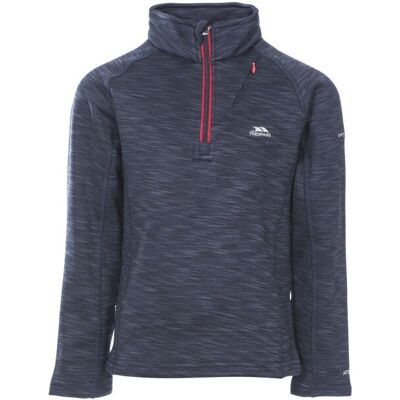 Trespass Edvin Fleece Top - Azul Marinho - 3/4 Anos - Fleece para meninos Trespass Edvin Fleece Top - Azul Marinho - 3/4 Anos - Fleece para meninos