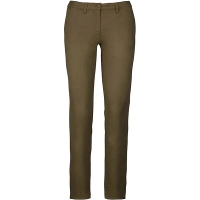 Kariban Womens Chino Light Khaki Model 12 - Chino Trousers Kariban Womens Chino Light Khaki Model 12 - Chino Trousers