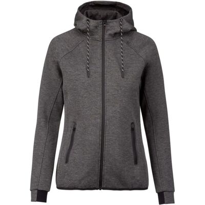 Proact Womens Performance Hooded Jacket - Heather Grey M Proact Womens Performance Hooded Jacket - Heather Grey M