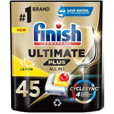 Finish Powerball Quantum Ultimate Clean & Shine Dishwasher - 85 Tablets Finish Powerball Quantum Ultimate Clean & Shine Dishwasher - 85 Tablets