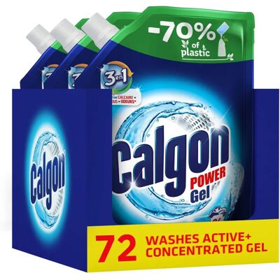 Calgon - Gel 3-in-1 Refills - 1.2 L - Washing Machine Cleaner Calgon - Gel 3-in-1 Refills - 1.2 L - Washing Machine Cleaner