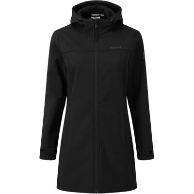 Tog24 Keld Womens Softshell Long Jacket Black - Size XL - Jacket Tog24 Keld Womens Softshell Long Jacket Black - Size XL - Jacket