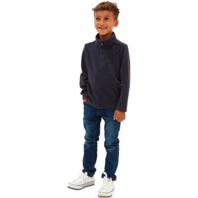 Tog24 Childrens Toffolo Navy Zipneck Fleece - Unisex Kids Layer Tog24 Childrens Toffolo Navy Zipneck Fleece - Unisex Kids Layer