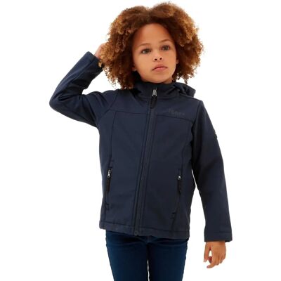 TOG24 Childrens Koroma Navy Softshell Jacket - Kids Windproof Coat TOG24 Childrens Koroma Navy Softshell Jacket - Kids Windproof Coat