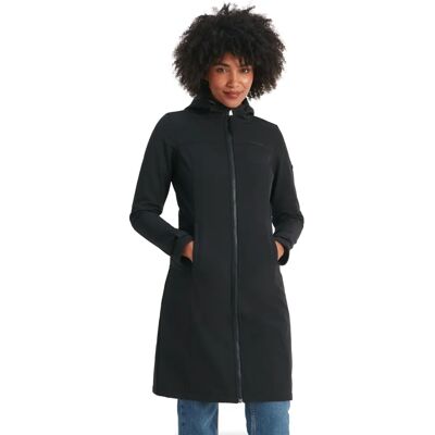 Tog24 Marina Veste Softshell Longue Femme Noire - Taille 14 UK - Publicité Tog24 Marina Veste Softshell Longue Femme Noire - Taille 14 UK - Publicité