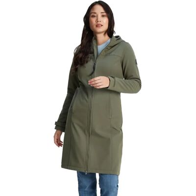 TOG24 Marina Damen Khaki Softshell Jacke - Lang, Winddicht & Wasserabweisend TOG24 Marina Damen Khaki Softshell Jacke - Lang, Winddicht & Wasserabweisend