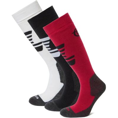 Tog24 Bergenz Chaussettes de Ski Femme - Pack de 3 - Taille UK 4-7 - Publicité Tog24 Bergenz Chaussettes de Ski Femme - Pack de 3 - Taille UK 4-7 - Publicité