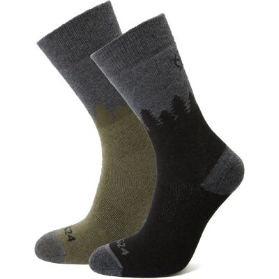 Tog24 Krems Socken - Mehrfarbig - Starke Polsterung - Unisex - Groß Tog24 Krems Socken - Mehrfarbig - Starke Polsterung - Unisex - Groß