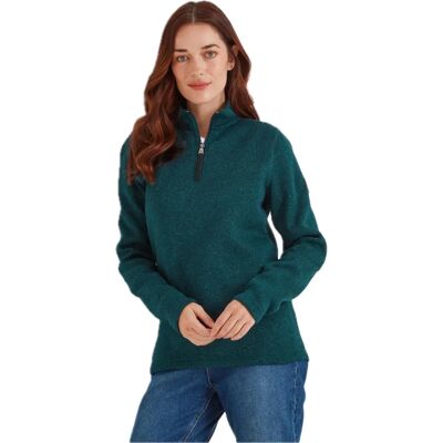 Tog24 Pearson Womens Knitlook Fleece Zipneck - Size 10 UK Tog24 Pearson Womens Knitlook Fleece Zipneck - Size 10 UK