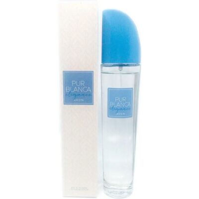 Avon Pur Blanca Élégance - 50ml Eau de Toilette - Boîte - Publicité Avon Pur Blanca Élégance - 50ml Eau de Toilette - Boîte - Publicité