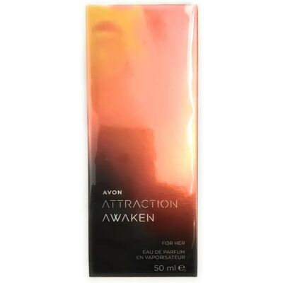Avon Attraction Awaken Eau de Parfum - 50ml - Parfum Fleuri Féminin - Publicité Avon Attraction Awaken Eau de Parfum - 50ml - Parfum Fleuri Féminin - Publicité