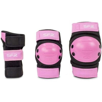Sfr Youth Ramp Triple Pad Set - Rosa - Skyddsutrustning Sfr Youth Ramp Triple Pad Set - Rosa - Skyddsutrustning