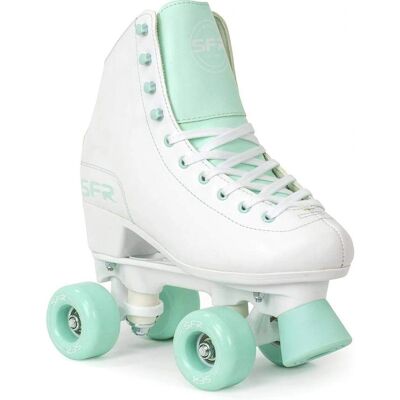 SFR Patins Quad Blanc Menthe - Patins - Publicité SFR Patins Quad Blanc Menthe - Patins - Publicité