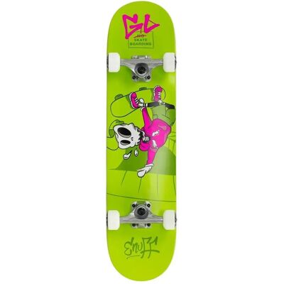 Enuff Skully Verde 7,75'' Completo Skateboard - Skateboard Enuff Skully Verde 7,75'' Completo Skateboard - Skateboard