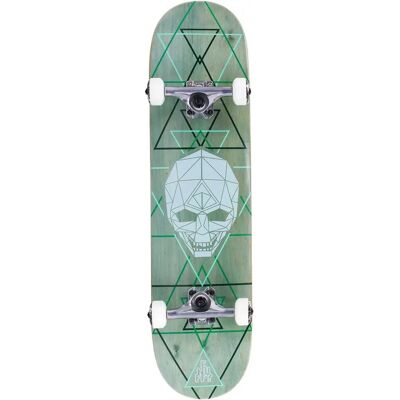 Enuff Skateboards Geo Skull Zielony 8-calowy Kompletny skateboard - Skateboard Enuff Skateboards Geo Skull Zielony 8-calowy Kompletny skateboard - Skateboard