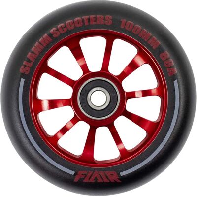 Koło Flair Czerwone 100mm Slamm - Część do Skutera Koło Flair Czerwone 100mm Slamm - Część do Skutera