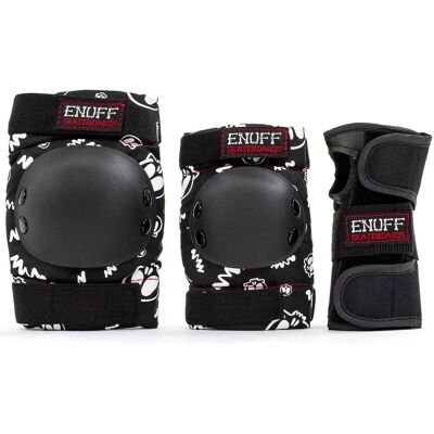 Enuff Skulls Junior Ramp Ensemble de Protections pour Skateboard - Publicité Enuff Skulls Junior Ramp Ensemble de Protections pour Skateboard - Publicité