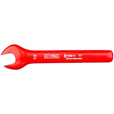 Rs Pro Offener Ringschlüssel - 13 mm - 135 mm - VDE/1000V Rs Pro Offener Ringschlüssel - 13 mm - 135 mm - VDE/1000V